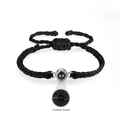 Personalized Projection Bracelet with 1 Photo A Unique and Heartfelt Gift for Her