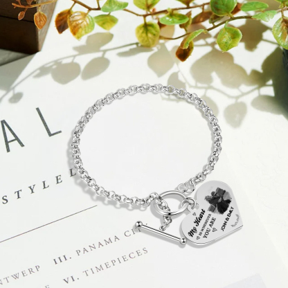 Personalized Photo Bracelet You & Me We Got This Gift for Her