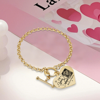 Personalised Photo Bracelet Set I’m Yours No Returns or Refunds Gift for Her