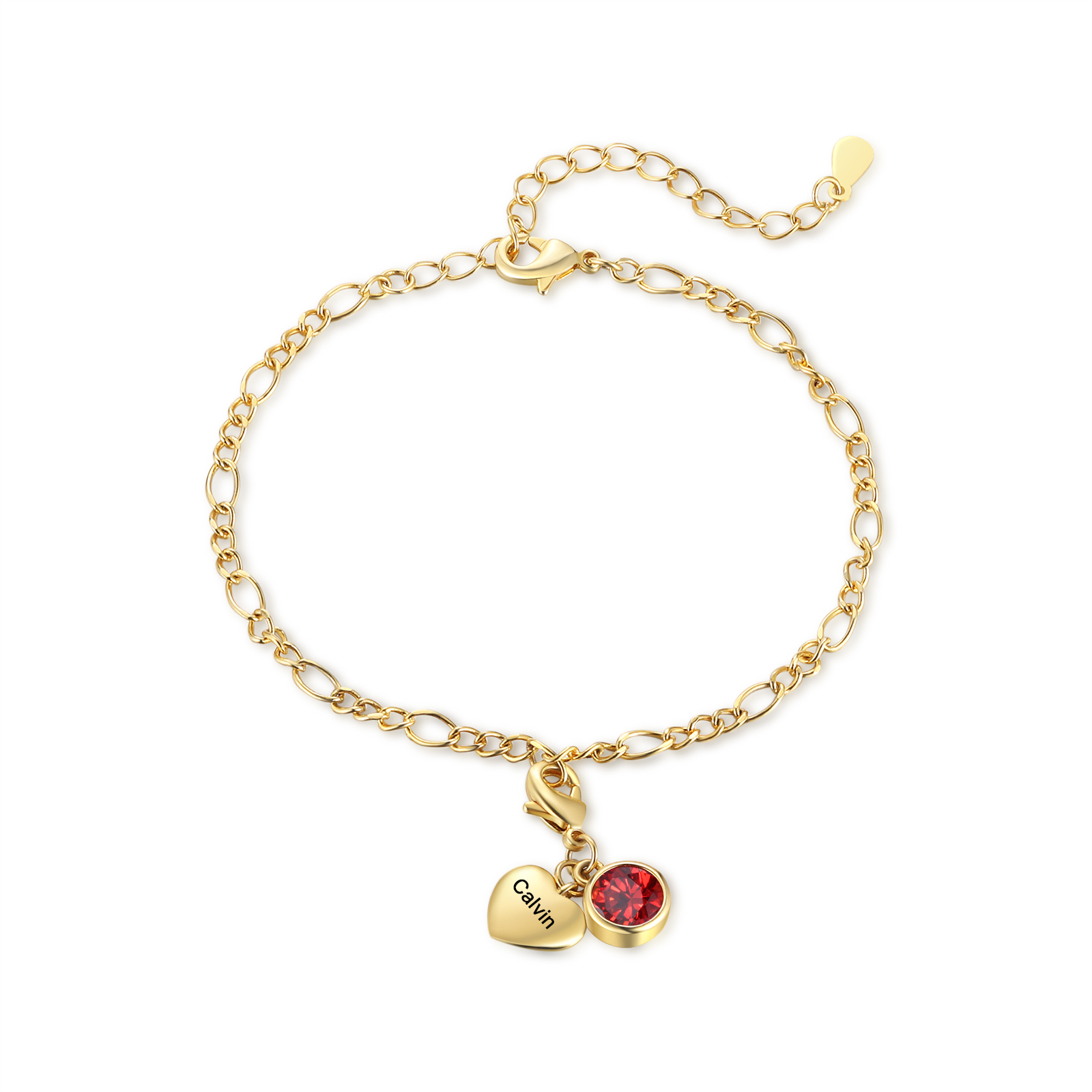 1 Name & 1 Birthstone - Personalized Birthstone Beautiful Bracelet Gift for Her