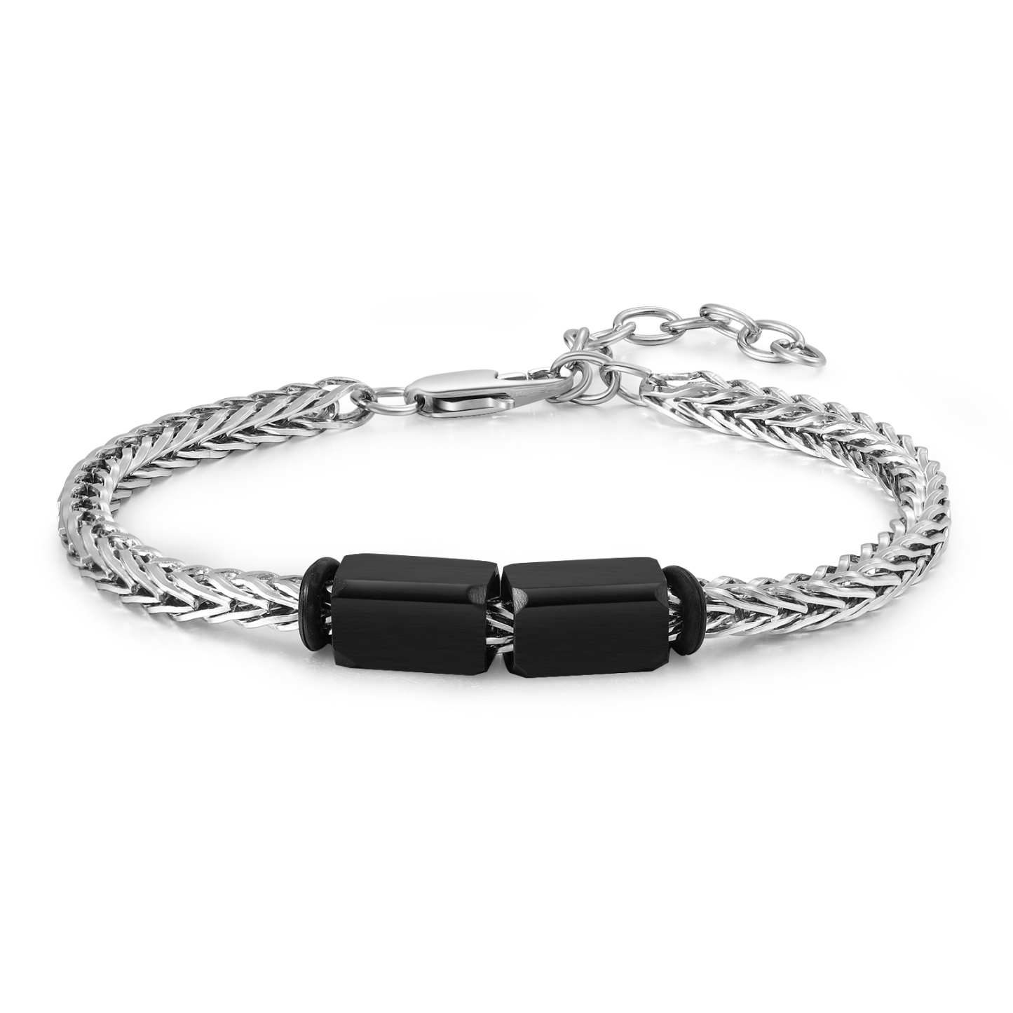 Custom Name Stainless Steel Bracelet for Men – Thoughtful Father’s Day Gift from Family | Lorajewel