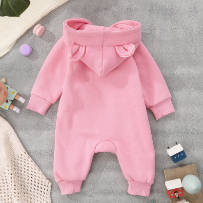 Personalized Name Brody Bear Romper Bestgift Autumn and Winter Baby Outing Clothes Thickened Newborn Clothes Jumpsuit