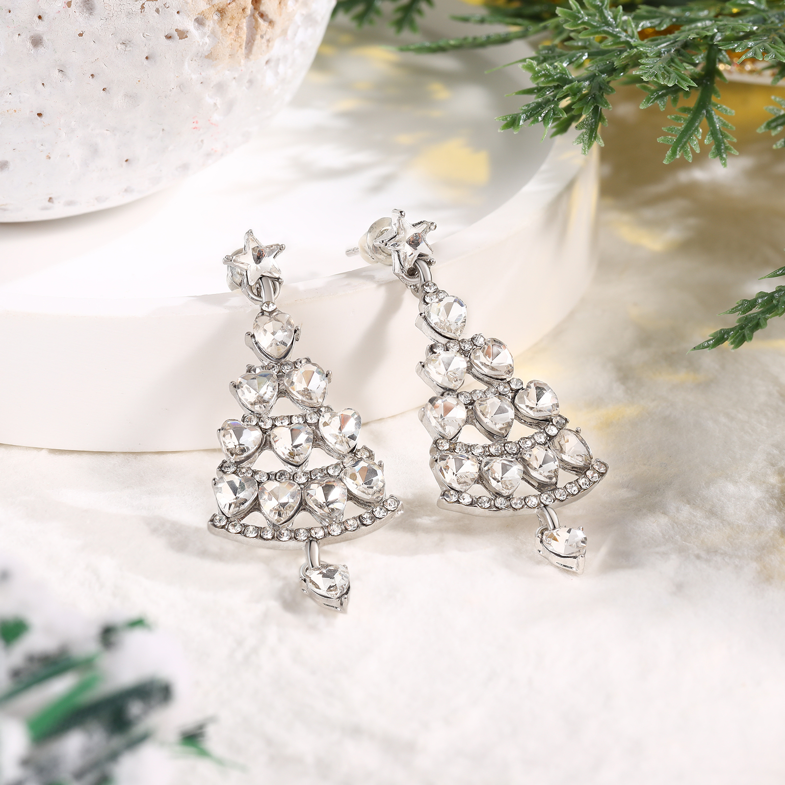 Women's Earrings Christmas Tree Pendant Christmas Gifts for Her