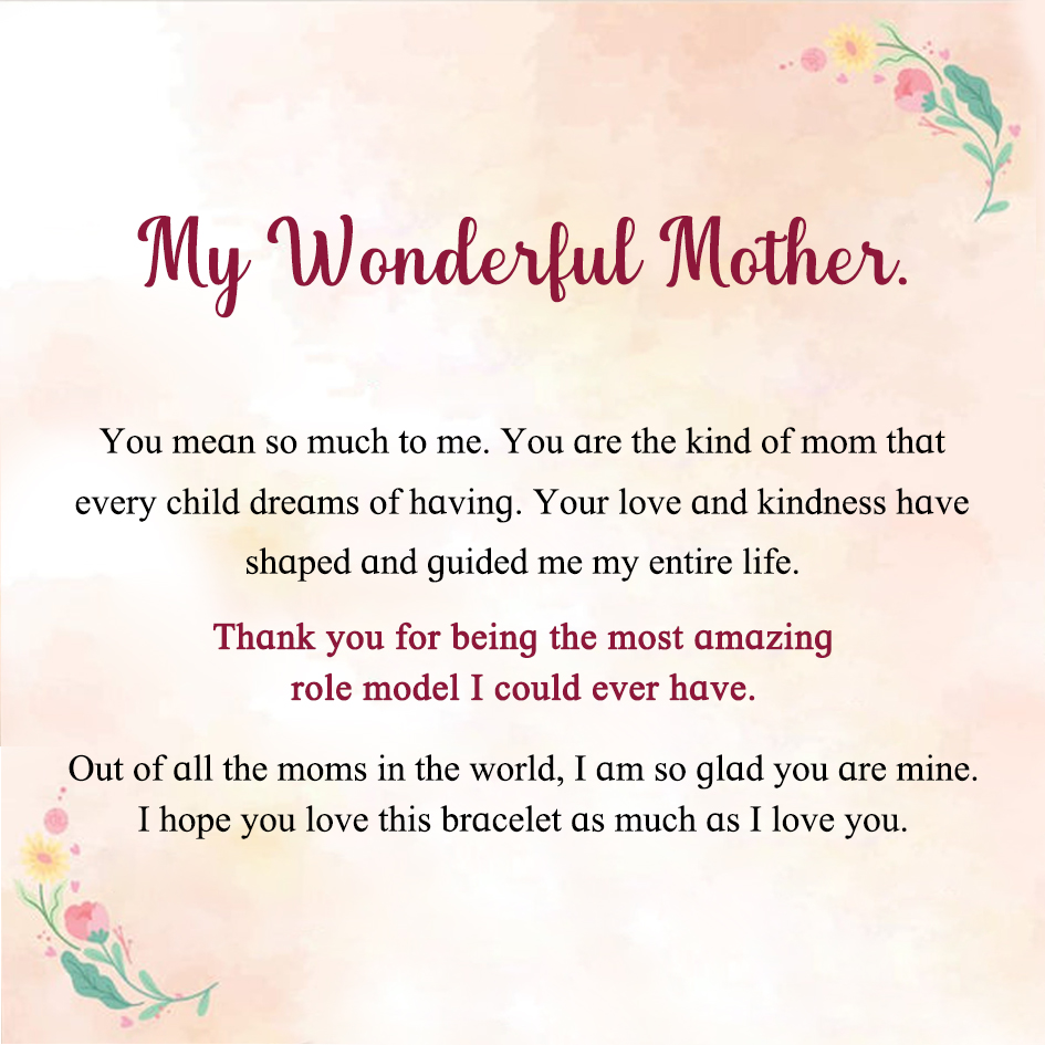 Mom Warm Gift Card, Special Card for Mother-Thank You For The Everyting You Do | Lorajewel