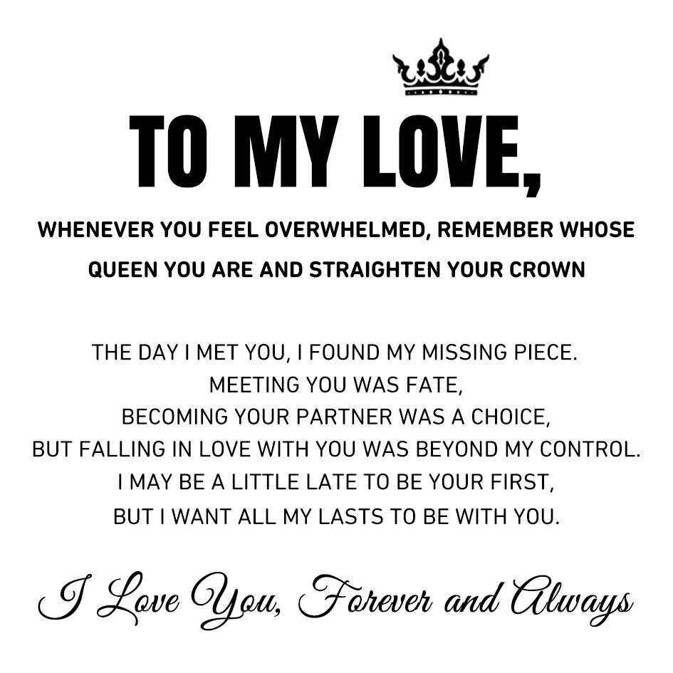 Infinity Heart Bracelet Adjustable Bracelet Gift for Her with To My Love Card