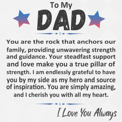 Dad Warm Gift Card, Special Card for Daddy