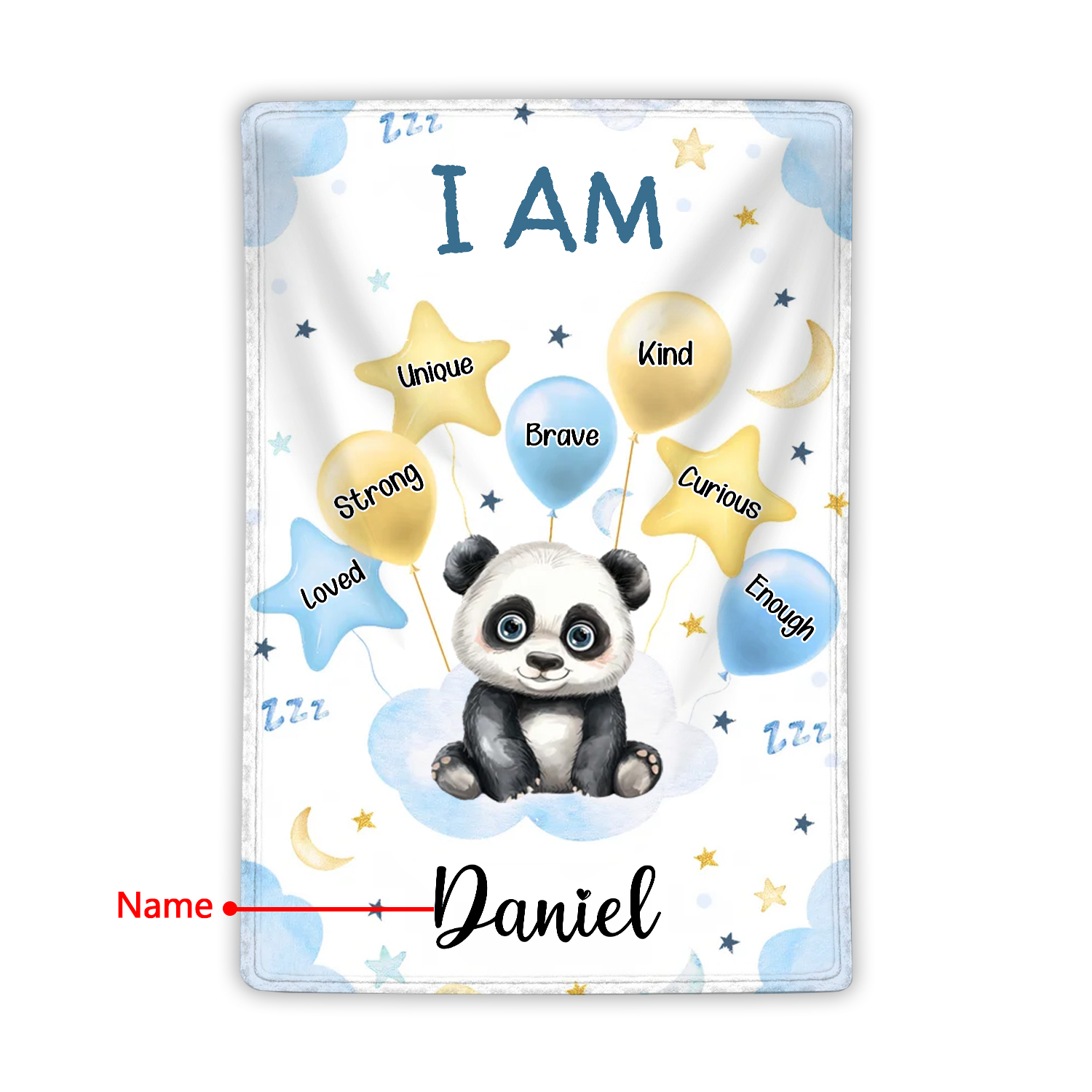 Personalized 1 Name Flannel Blanket in Pink with 10 Different Cute Animal Motifs Cuddly Kids Blanket for Girls