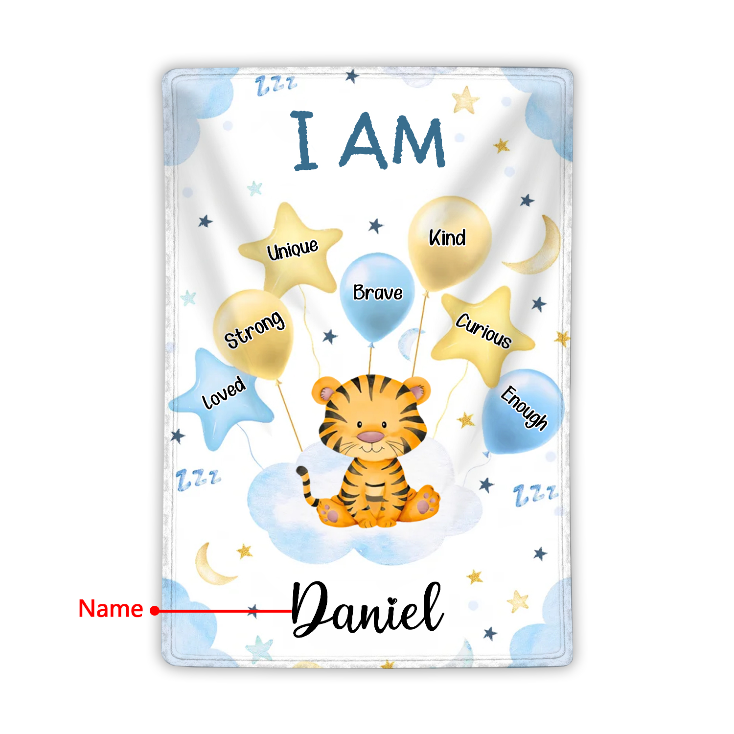 Personalized 1 Name Flannel Blanket in Pink with 10 Different Cute Animal Motifs Cuddly Kids Blanket for Girls