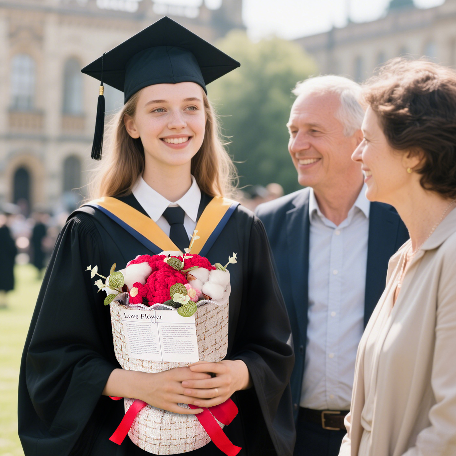 Handcrafted Plush Flower Bouquet – Perfect Gift for Mom, Nan or Loved Ones | Lorajewel