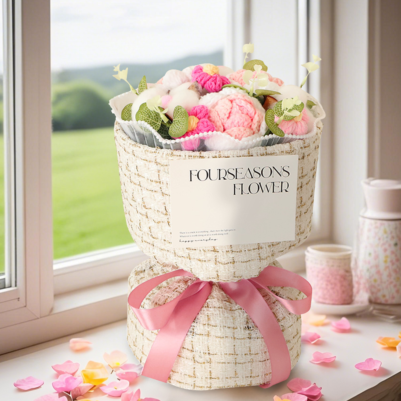 Handcrafted Plush Flower Bouquet – Perfect Gift for Mom, Nan or Loved Ones | Lorajewel
