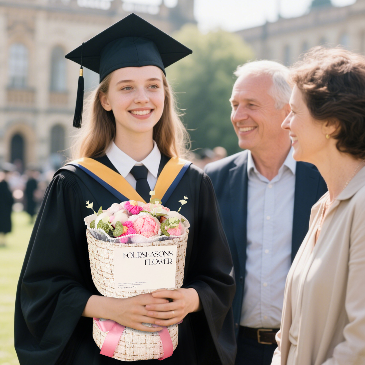 Handcrafted Plush Flower Bouquet – Perfect Gift for Mom, Nan or Loved Ones | Lorajewel