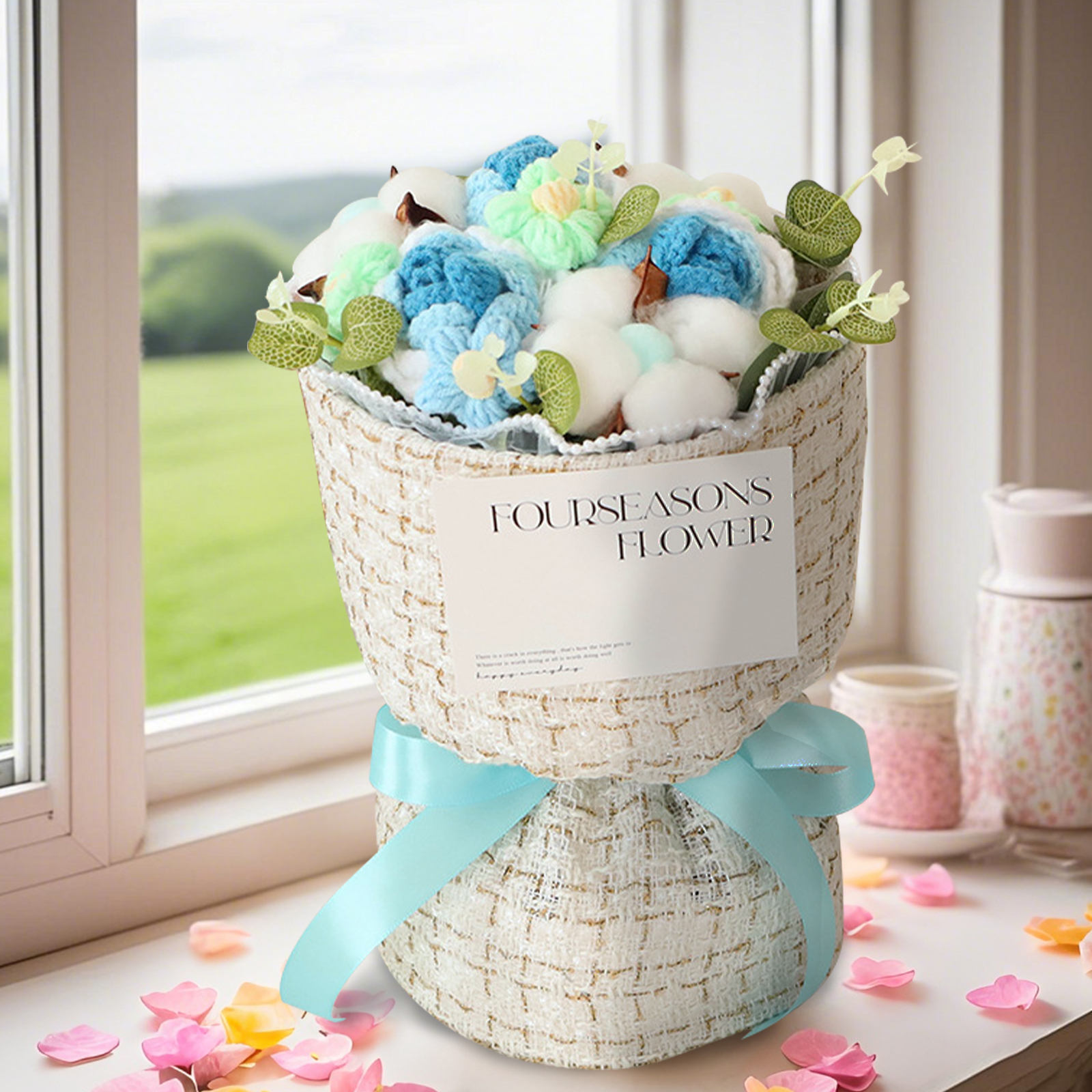 Handcrafted Plush Flower Bouquet – Perfect Gift for Mom, Nan or Loved Ones | Lorajewel