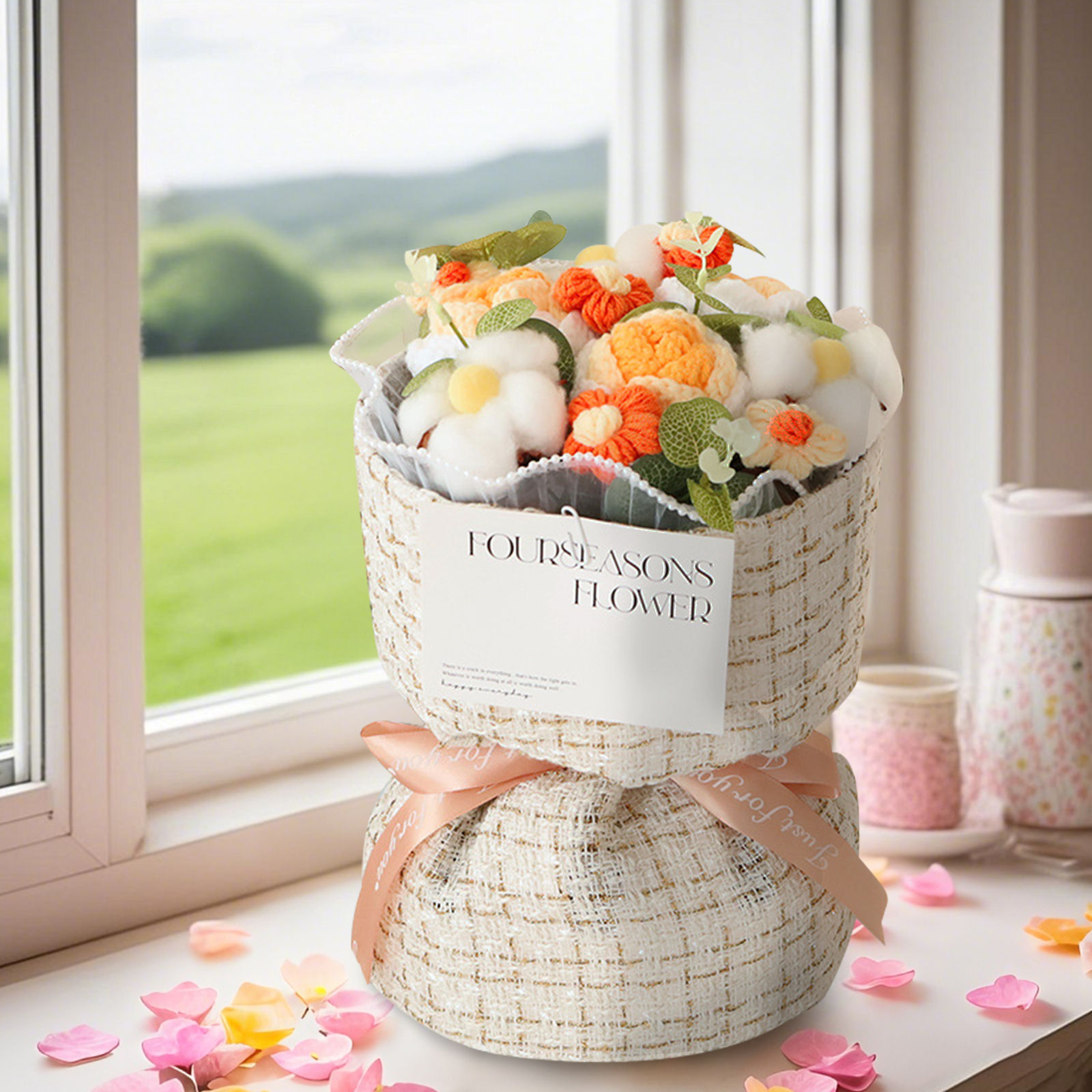 Handcrafted Plush Flower Bouquet – Perfect Gift for Mom, Nan or Loved Ones | Lorajewel