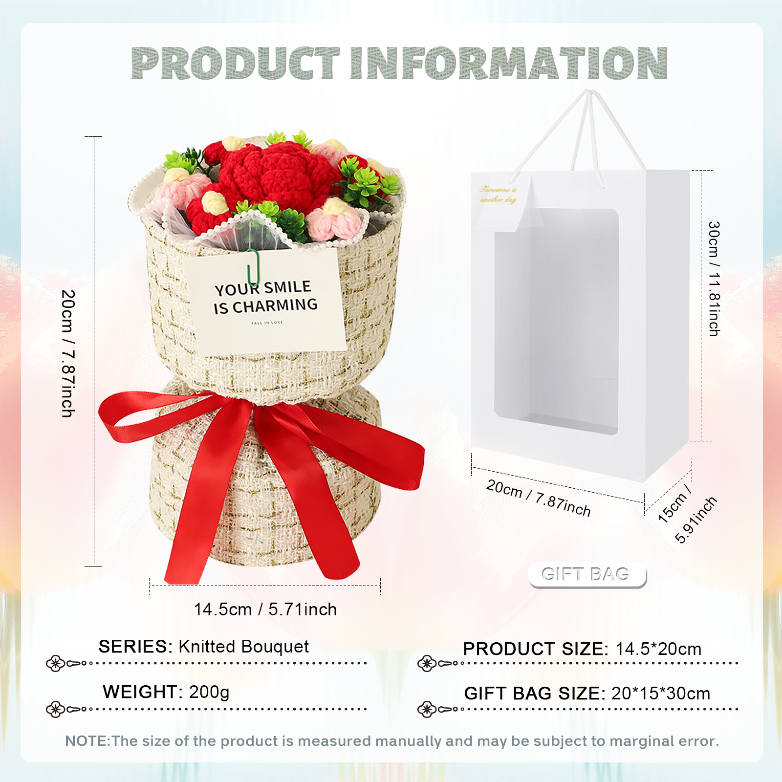 Handcrafted Plush Flower Bouquet – Perfect Gift for Mom, Nan or Loved Ones | Lorajewel