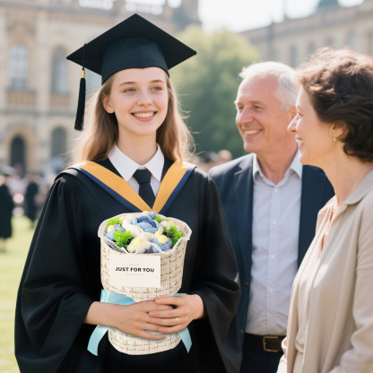 Handcrafted Plush Flower Bouquet – Perfect Gift for Mom, Nan or Loved Ones | Lorajewel