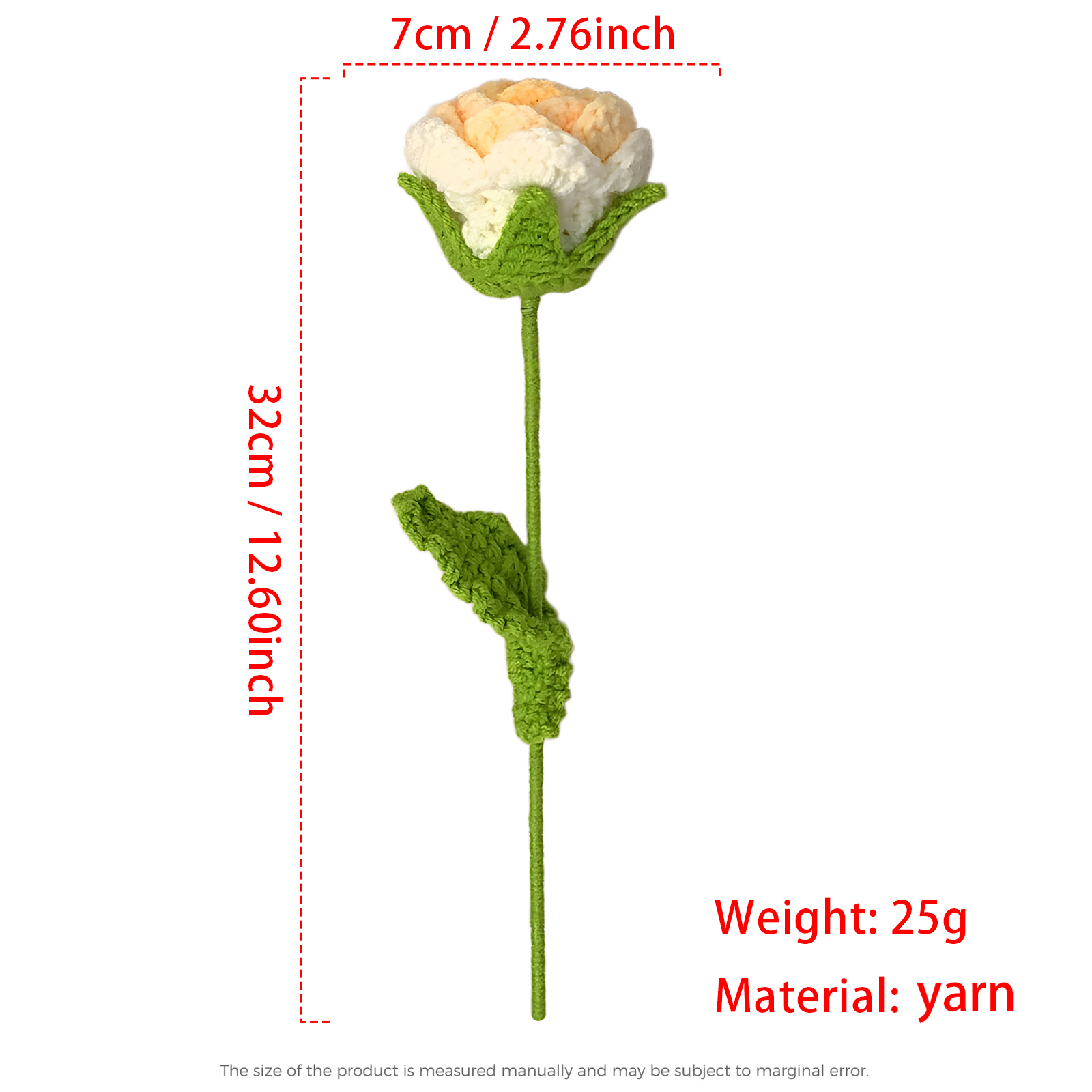 Handcrafted Yarn Flower – Perfect Gift for Mom, Nan or Loved Ones | Lorajewel