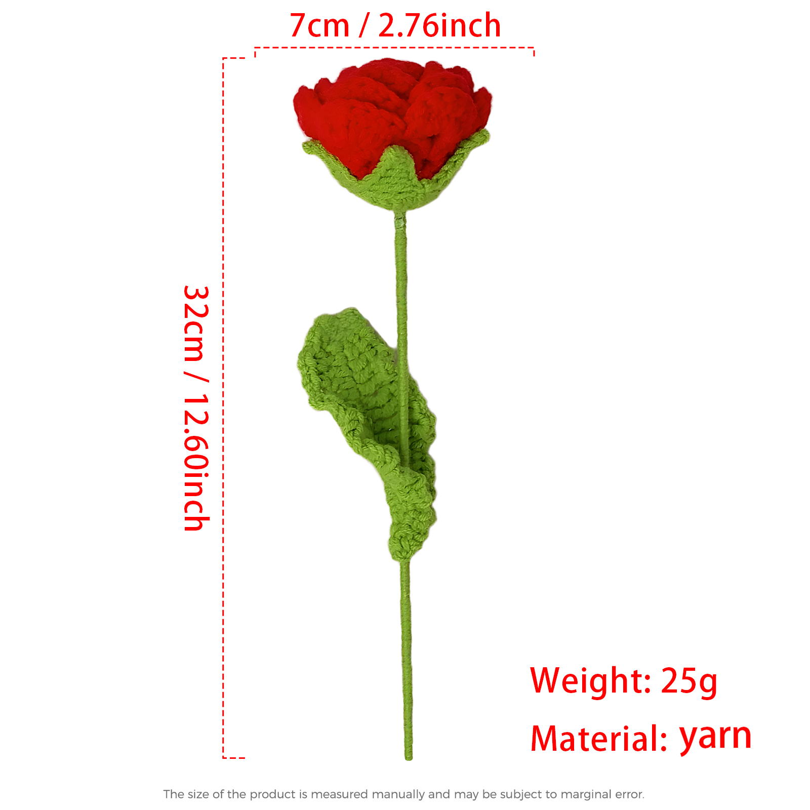 Handcrafted Yarn Flower – Perfect Gift for Mom, Nan or Loved Ones | Lorajewel