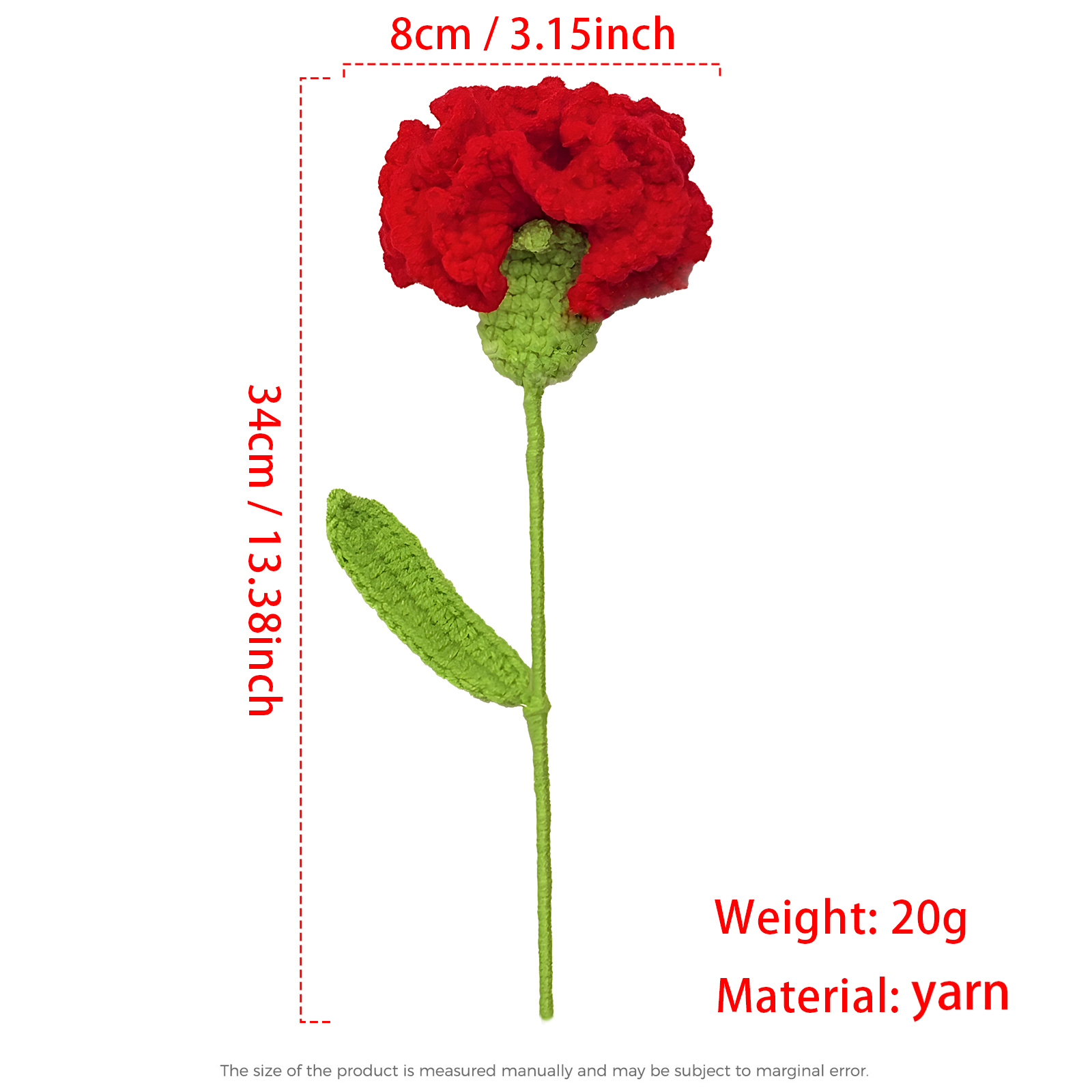 Handcrafted Yarn Flower – Perfect Gift for Mom, Nan or Loved Ones | Lorajewel