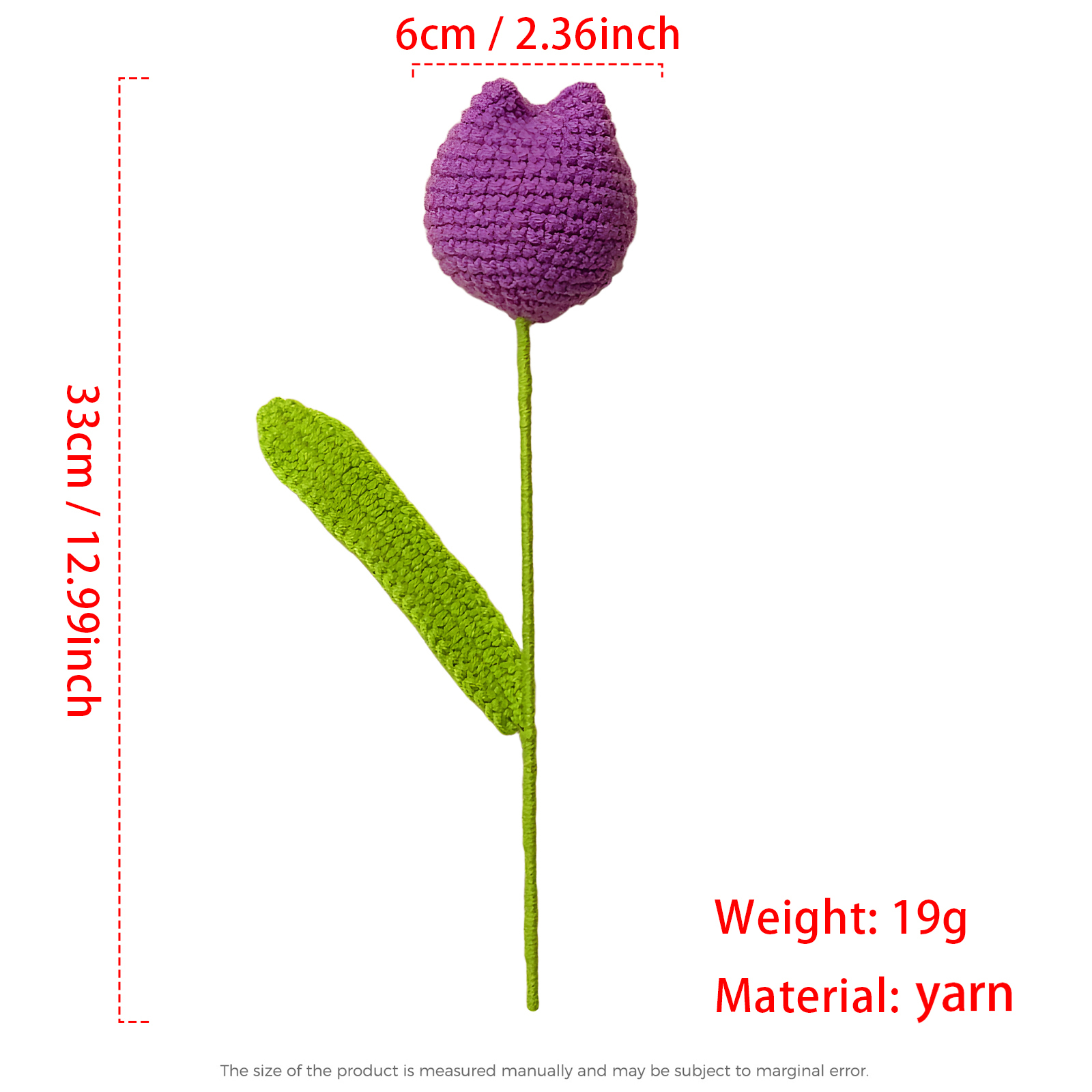 Handcrafted Yarn Flower – Perfect Gift for Mom, Nan or Loved Ones | Lorajewel