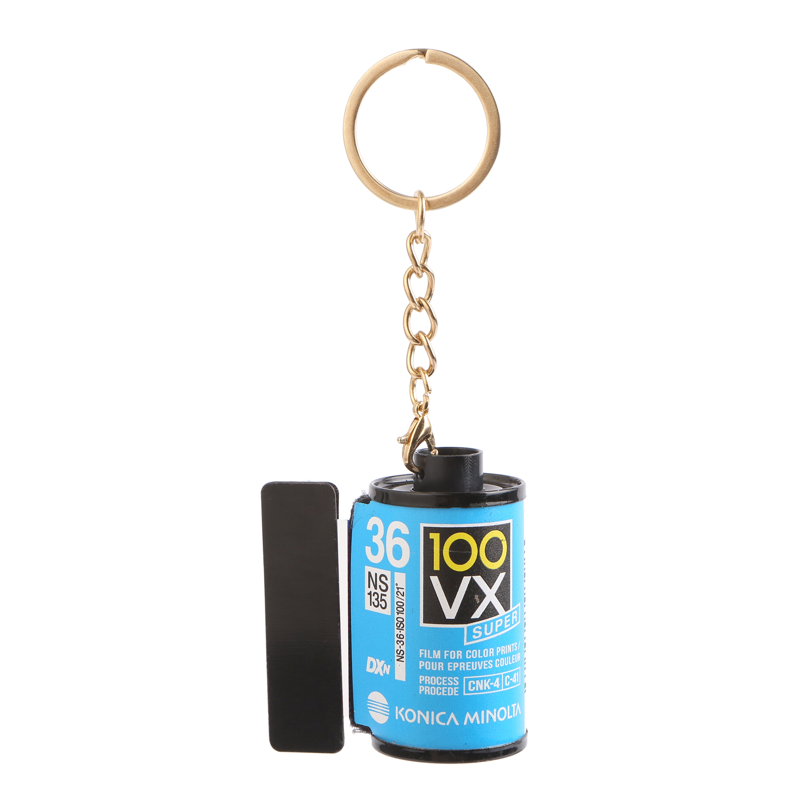 3 Names & 4 Photos Family Fridge Magnet Film Roll – Personalized Keepsake Keychain Gift for Dad & Grandad | Lorajewel