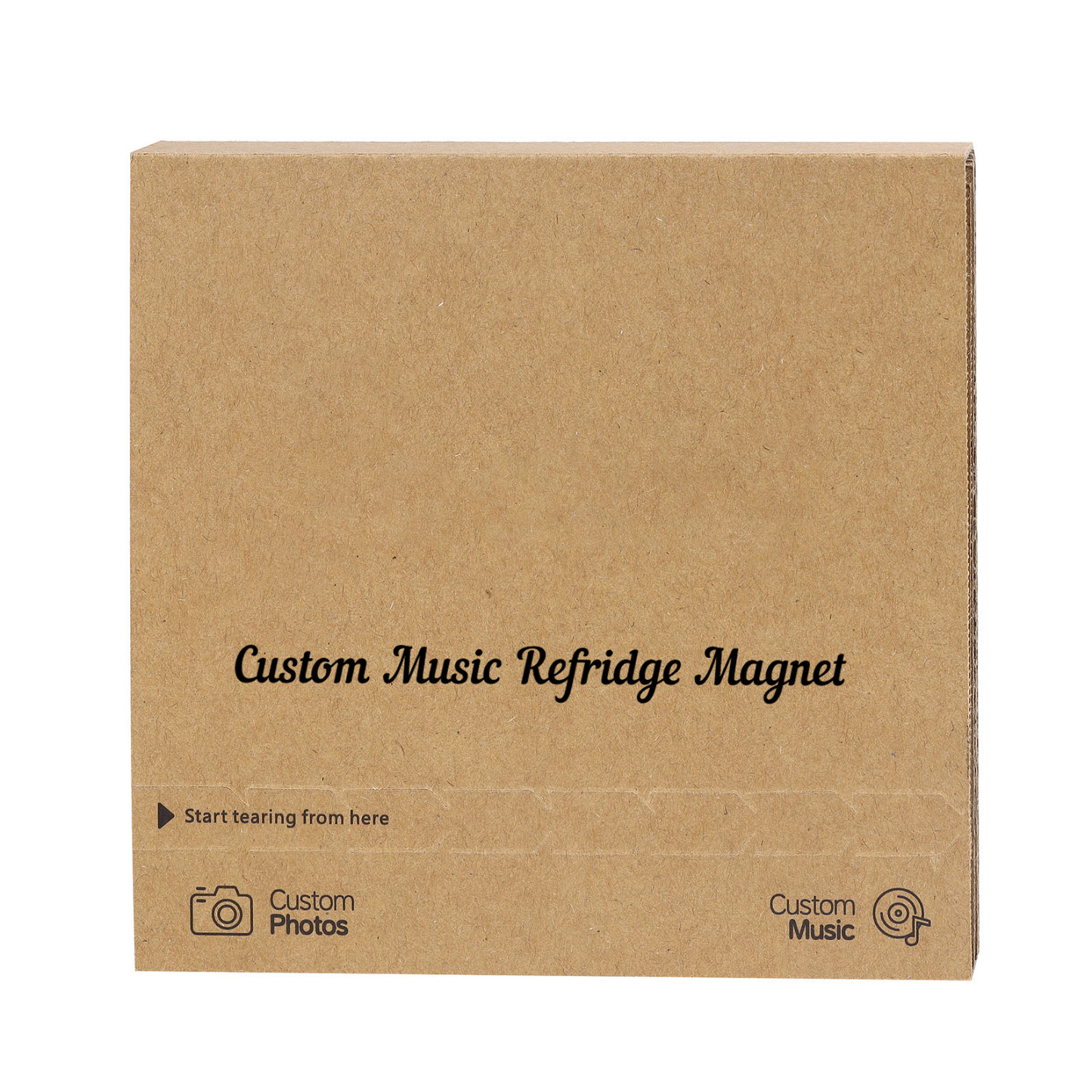 Personalized Music Fridge Magnet – Custom Photo & Song & Text - Meaningful Gift for Loved Ones | Lorajewel