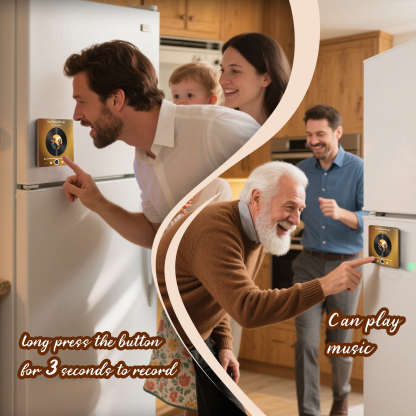 Personalized Vinyl-Style Music Fridge Magnet with Photo & Song & Text – A Retro Spin on Treasured Memories | Lorajewel