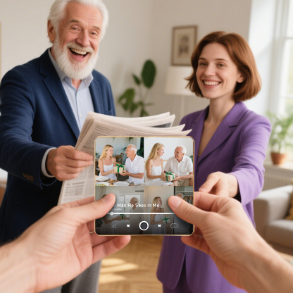 4 Photos Personalized Music Fridge Magnet – Custom Photo & Song & Text - Meaningful Gift for Loved Ones | Lorajewel