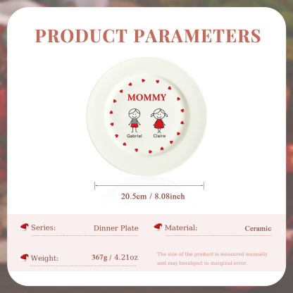 Personalized Christmas Serving Platter Perfect Holiday Gift & Festive Serving Tray