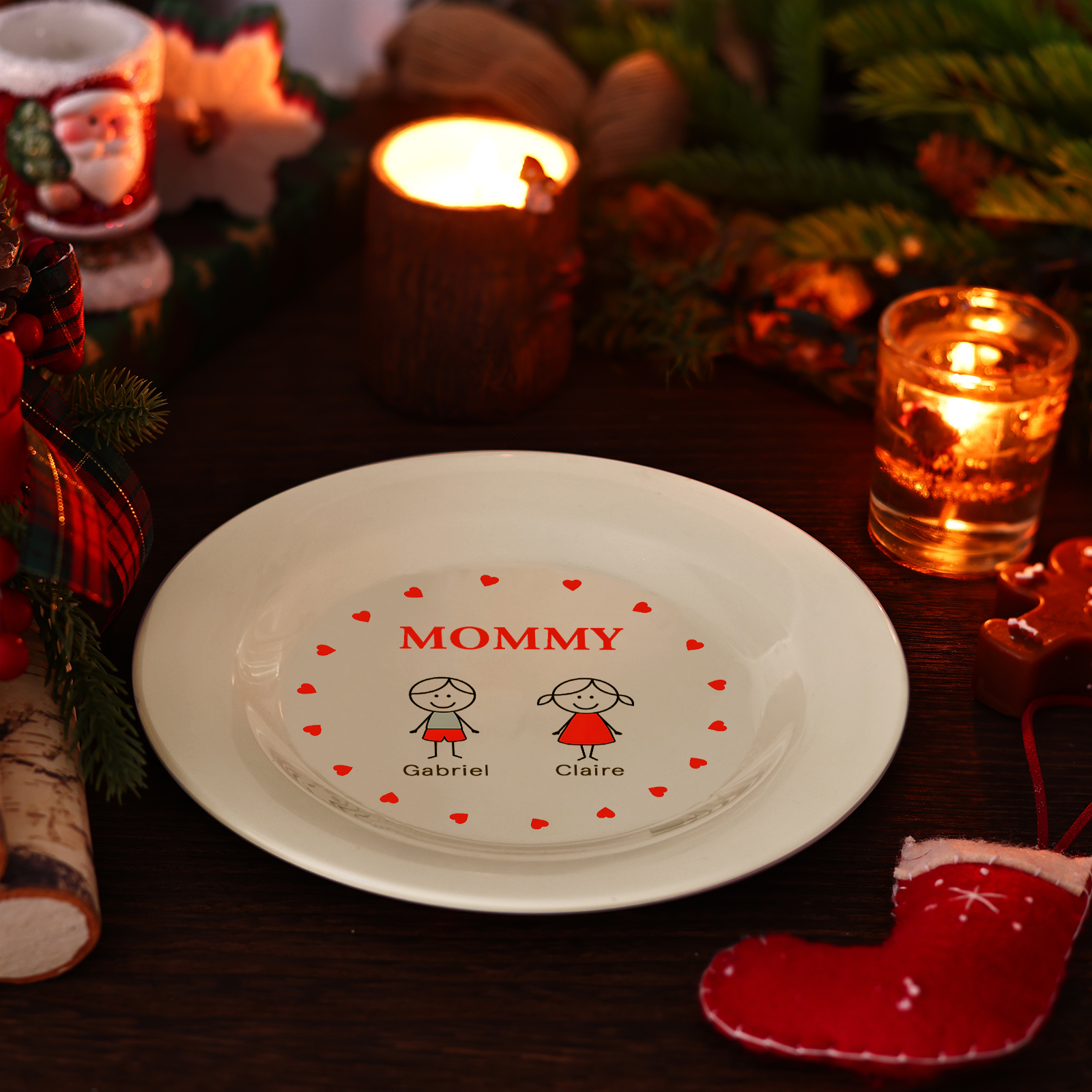 Personalized Christmas Serving Platter Perfect Holiday Gift & Festive Serving Tray