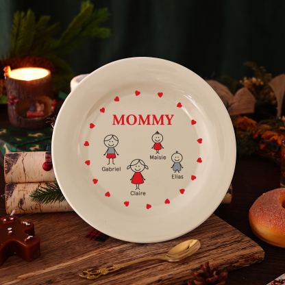 Personalized Christmas Platter Perfect Christmas Gift Serving Platter & Holiday Serving Tray for Families