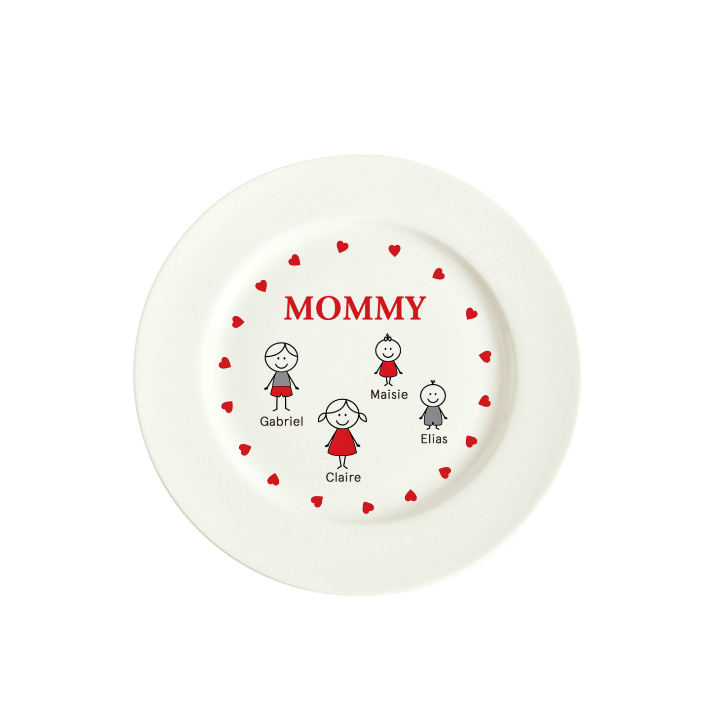 Personalized Christmas Platter Perfect Christmas Gift Serving Platter & Holiday Serving Tray for Families