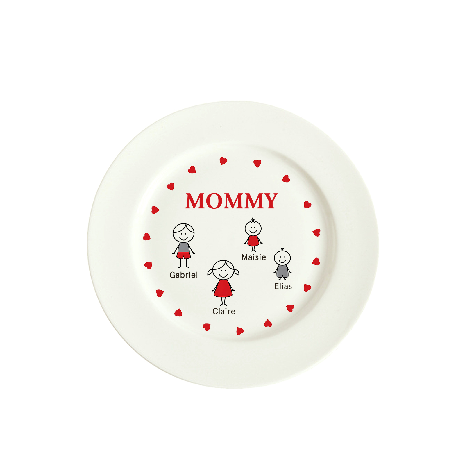 Personalized Christmas Platter Perfect Christmas Gift Serving Platter & Holiday Serving Tray for Families