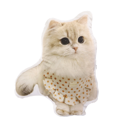 Custom 3D Pet Pillow Personalized Photo Pillow Custom Shape Double Printed Cotton Pillow