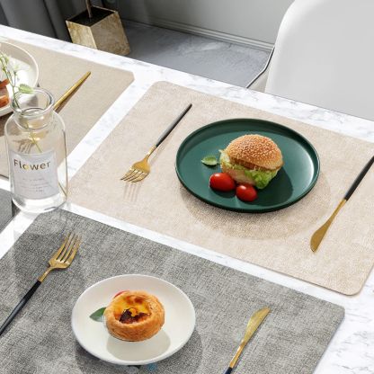 Personalized Christmas Placemats with 2-6 Names and 2 Festive Patterns