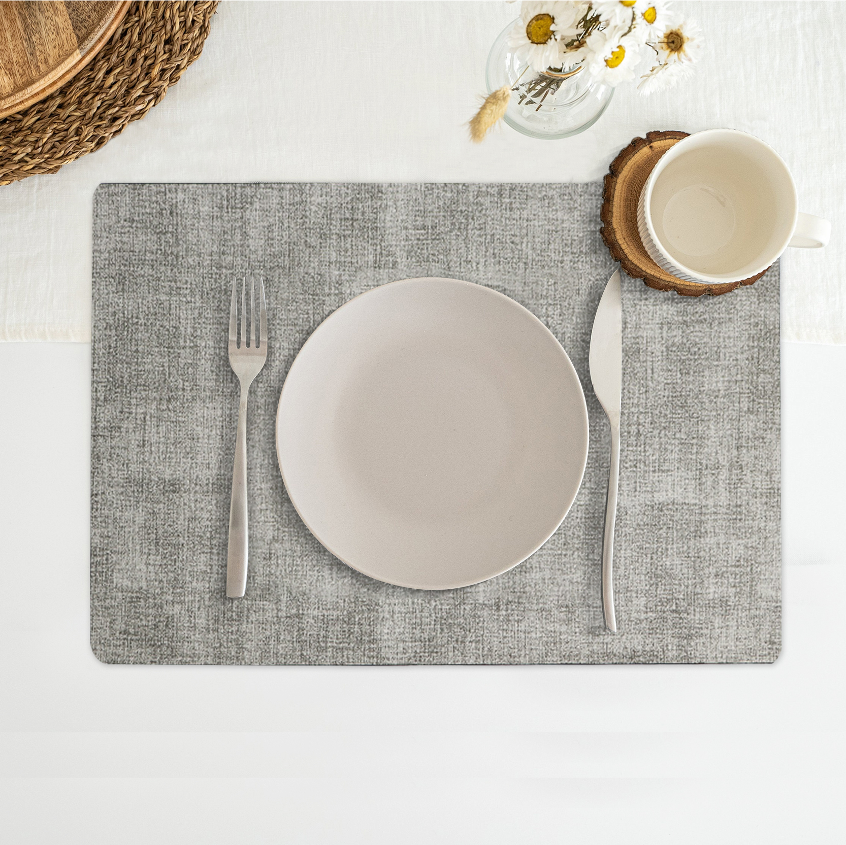 Personalized Christmas Placemats with 2-6 Names and 2 Festive Patterns