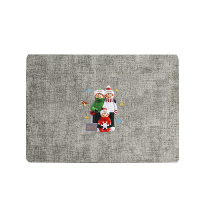 Personalized Christmas Placemats with 2-6 Names and 2 Festive Patterns