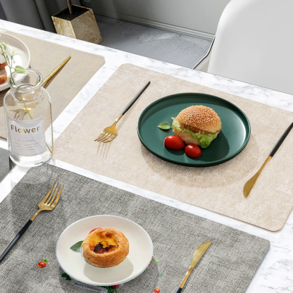 Personalized Christmas Placemats with 2-6 Names and 2 Festive Patterns