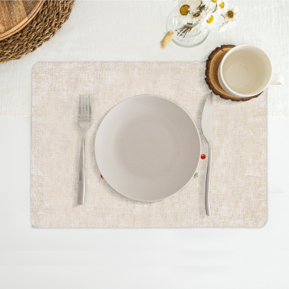 Personalized Christmas Placemats with 2-6 Names and 2 Festive Patterns