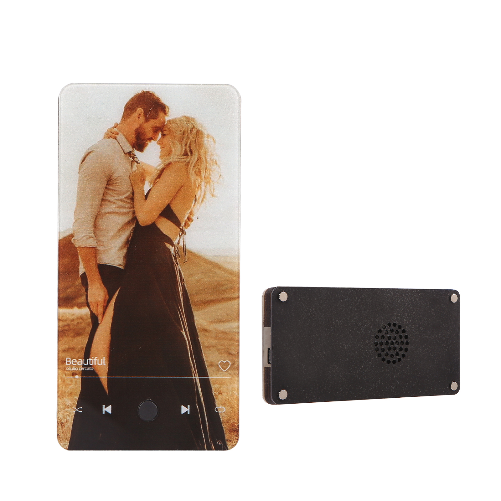 Personalized Fridge Magnet with Music Custom Photo & Song Valentine’s Day Gift for Couples