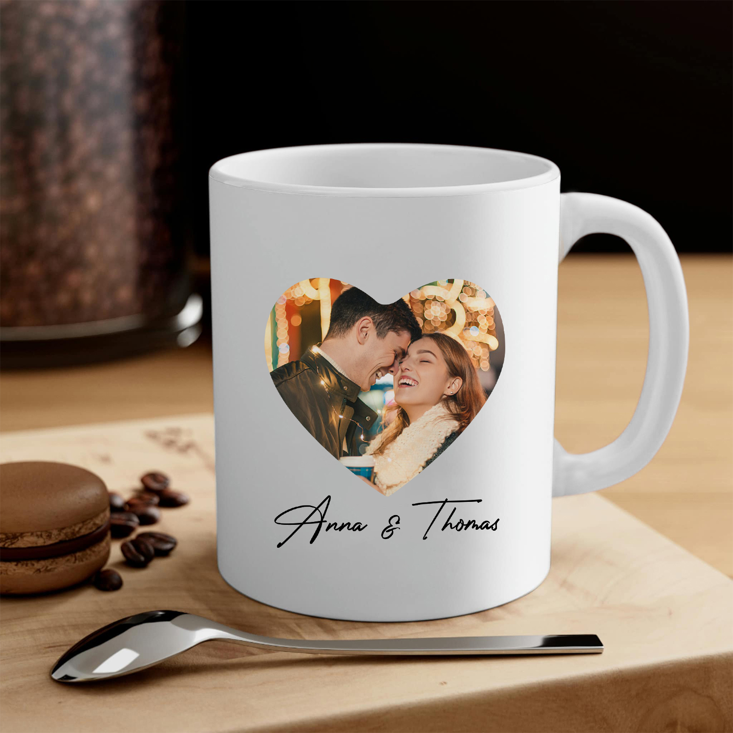 Personalized Photo Mug I am Crazy About You Every Day Valentines Day Gift for Him or Her