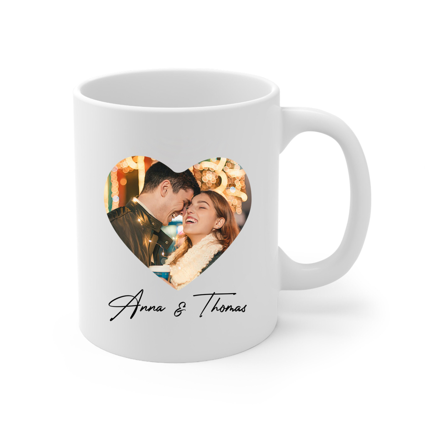 Personalized Photo Mug I am Crazy About You Every Day Valentines Day Gift for Him or Her