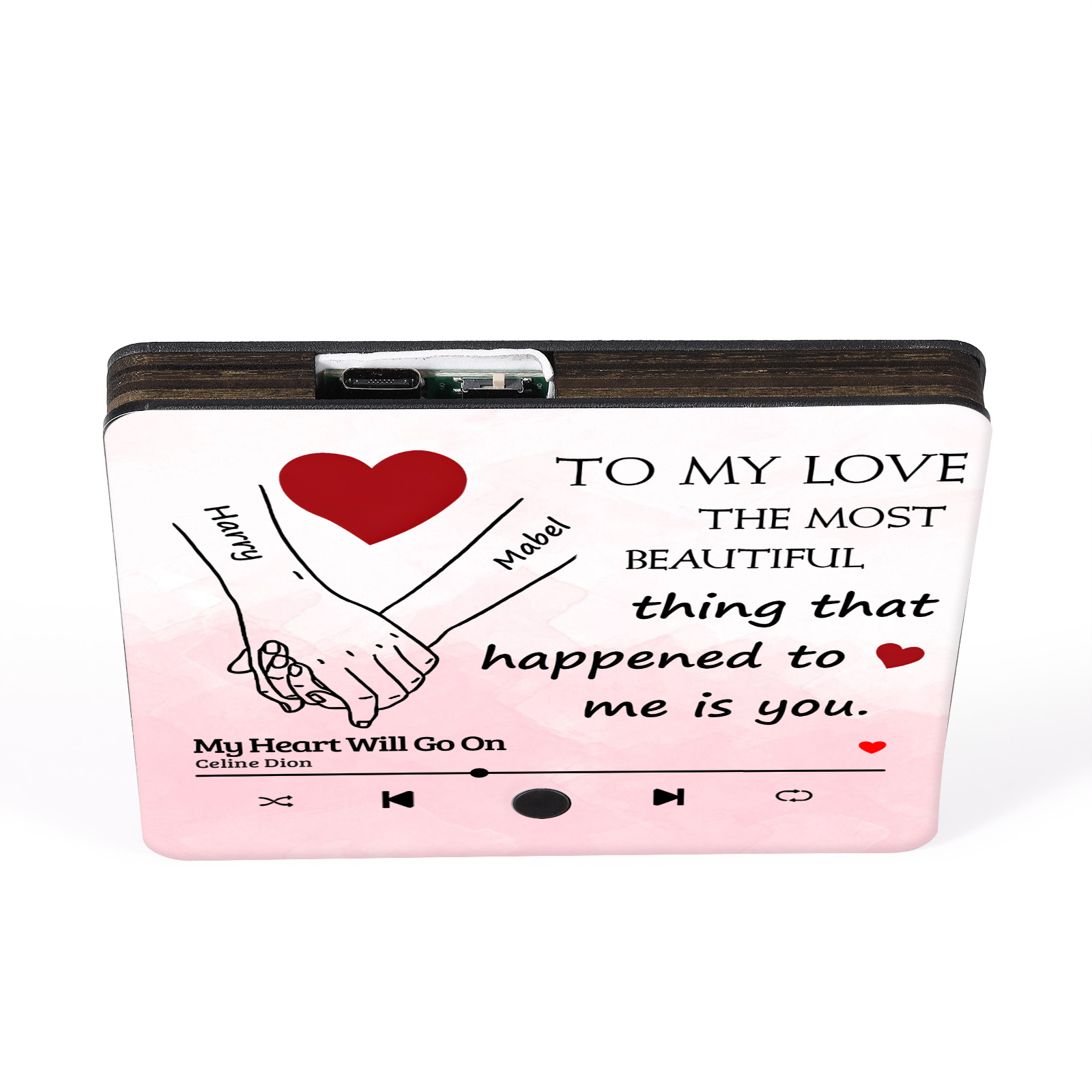 Personalized Fridge Magnet To My Love The Most Beautiful Thing That Happened to Me Is You Valentines Day Gift