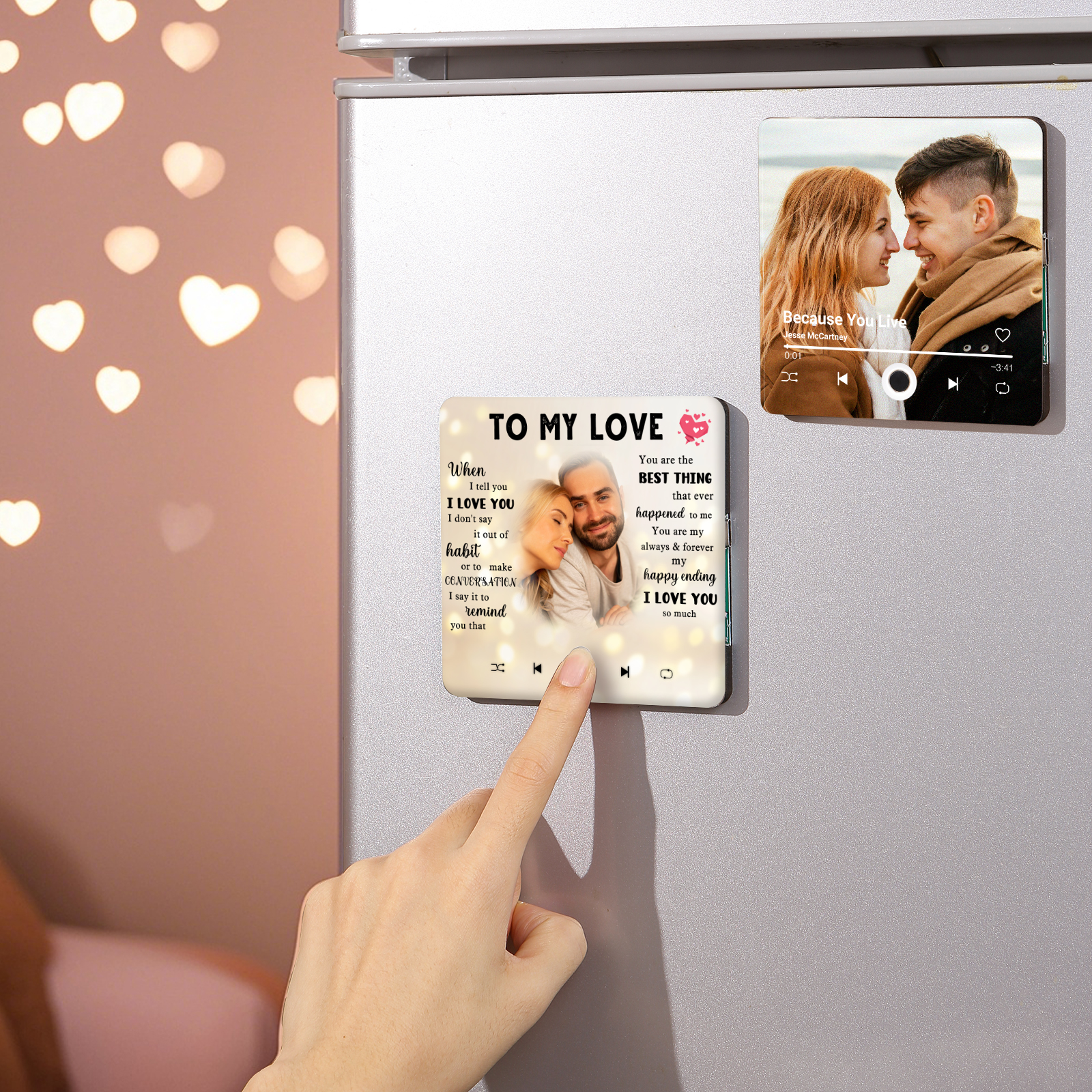 Personalised Photo Fridge Magnet To My Love You Are The Best Thing That Ever Happened To Me Romantic Gift for Couples | Lorajewel