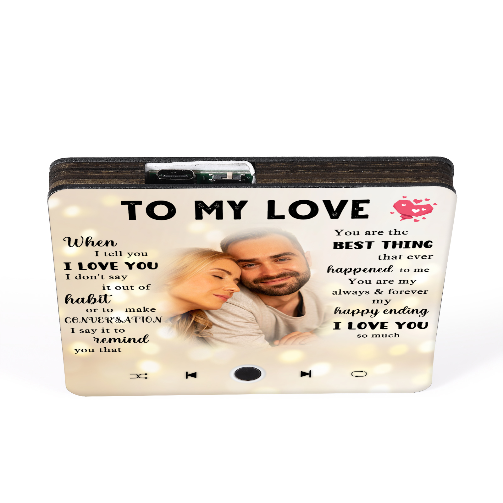 Personalised Photo Fridge Magnet To My Love You Are The Best Thing That Ever Happened To Me Romantic Gift for Couples | Lorajewel