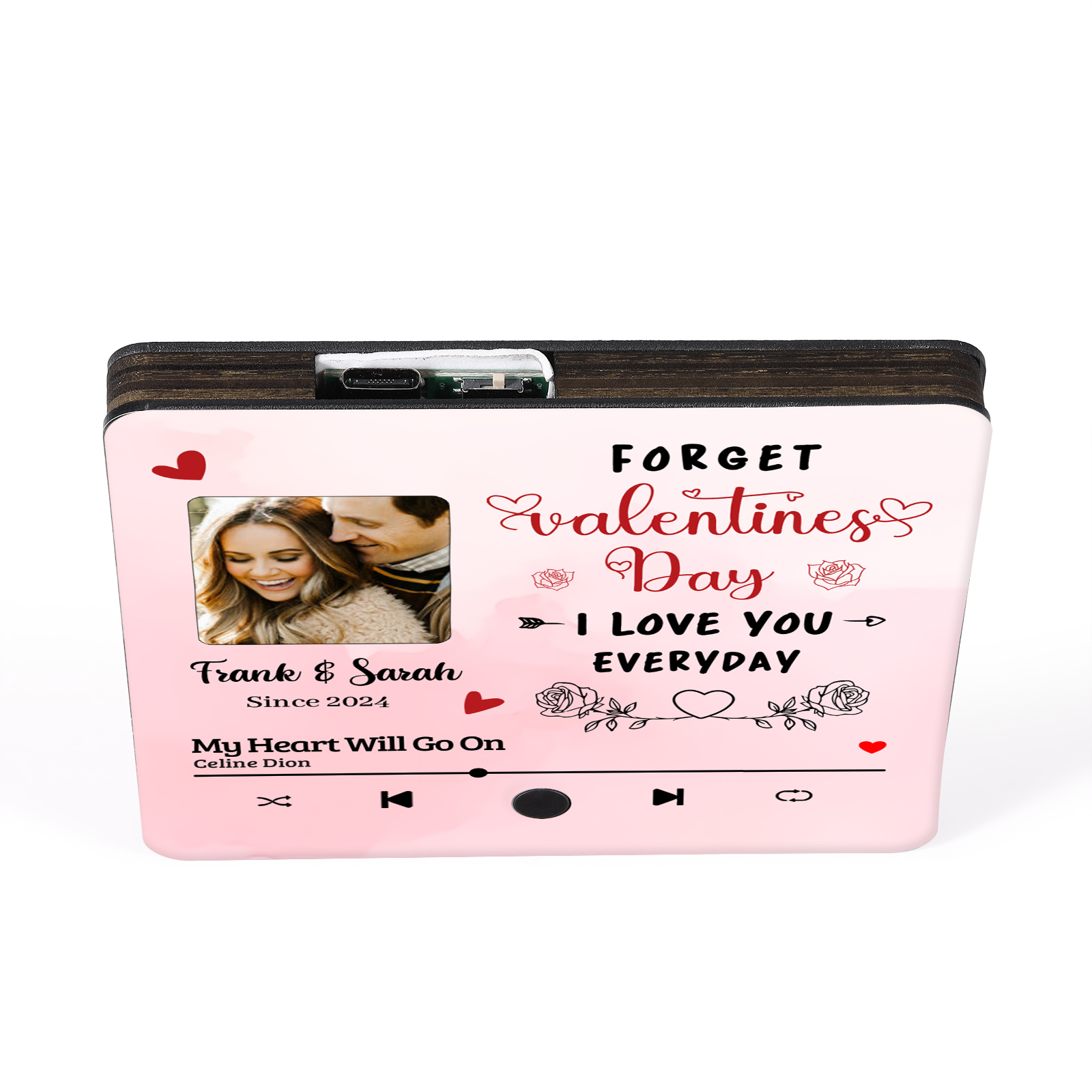 Personalized Photo Fridge Magnets Forget Valentines Day I Love You Every Day Gift for Couples