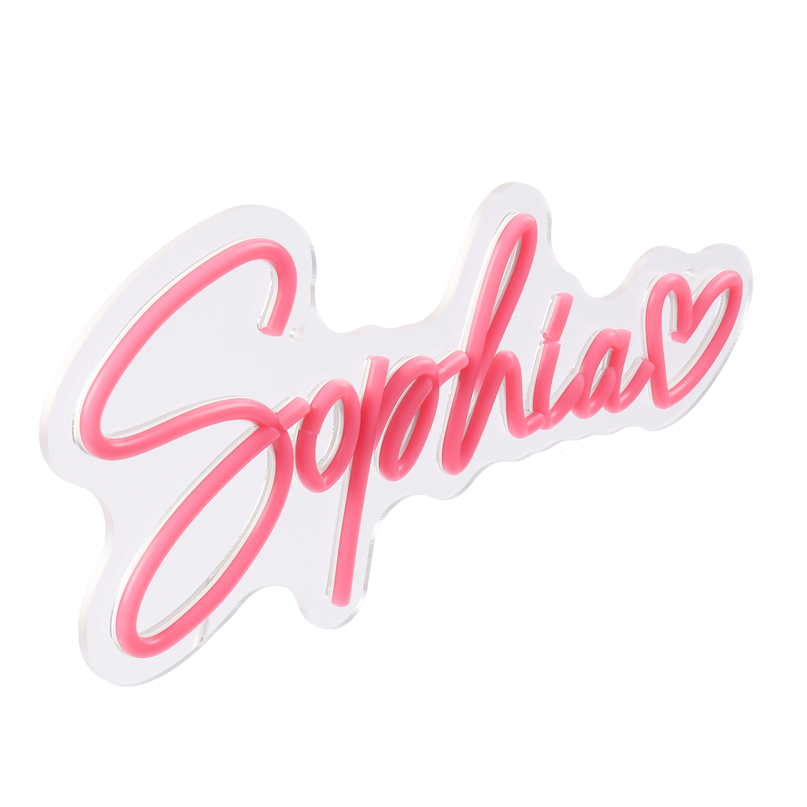 Personalized Acrylic Neon Sign Custom Name LED Neon Sign Wedding Party Birthday Home Decor Gifts for Him/Her