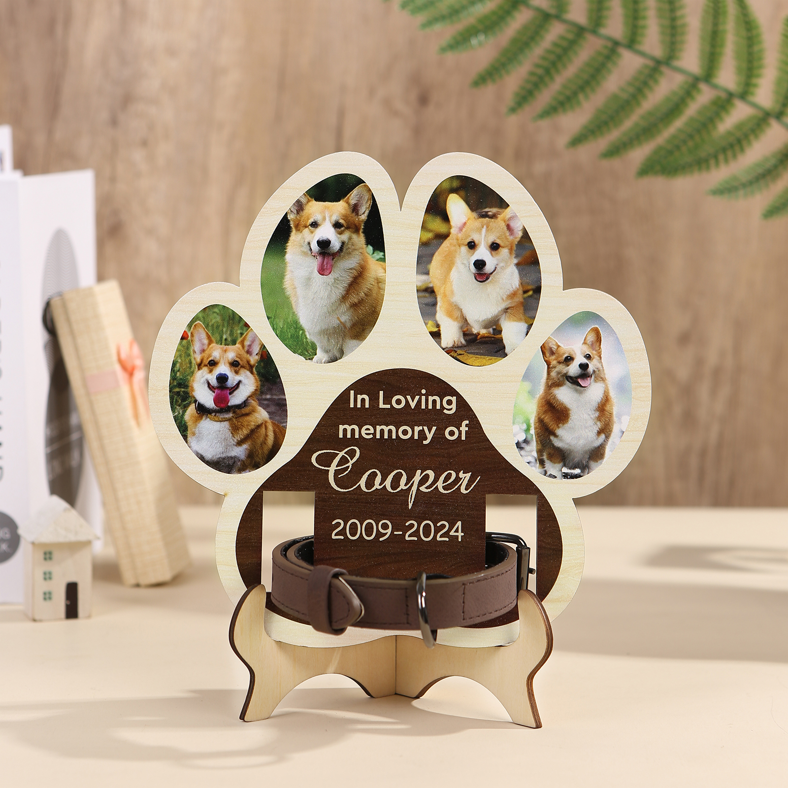 Personalized Pet Memorial Wooden Plaque A Loving Tribute to Cherished Pets