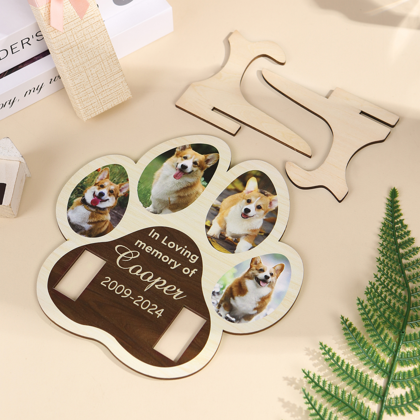 Personalized Pet Memorial Wooden Plaque A Loving Tribute to Cherished Pets