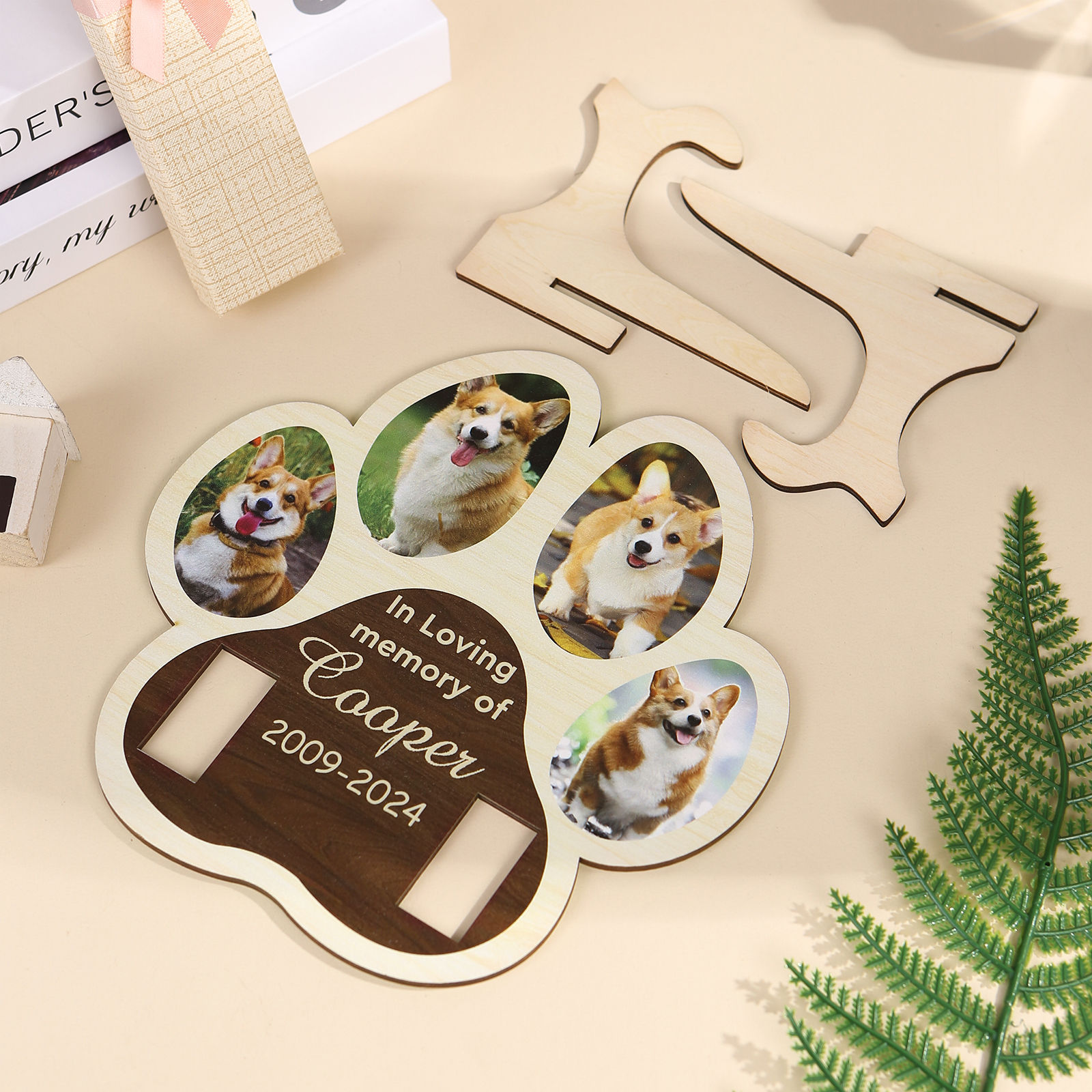 Personalized Pet Memorial Wooden Plaque A Loving Tribute to Cherished Pets