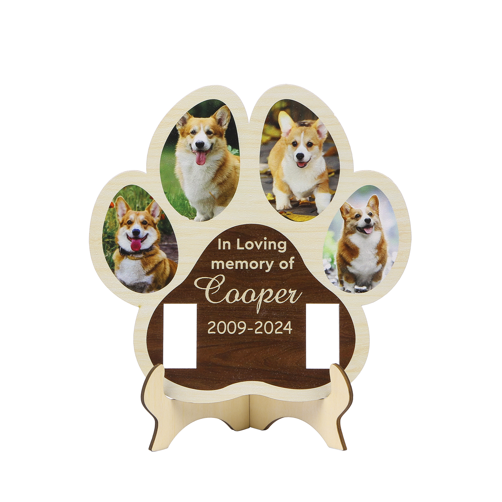 Personalized Pet Memorial Wooden Plaque A Loving Tribute to Cherished Pets